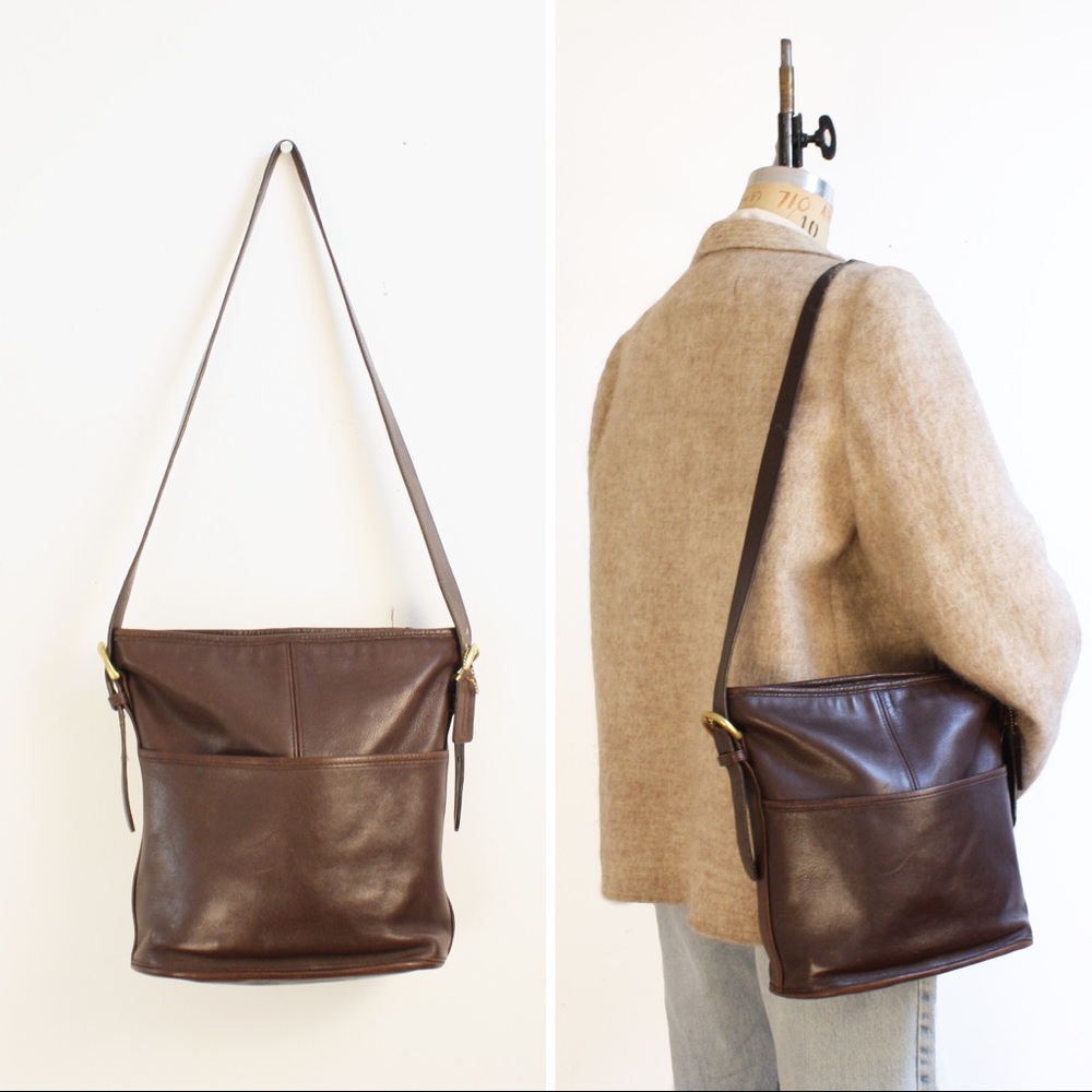 SOLD - 1970s Coach bucket bag